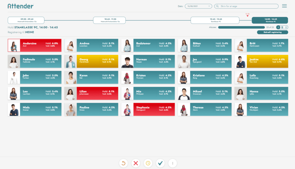 Så er første version 1.0 af Attender i luften. Her gennemgår vi alle funktionerne i vores version 1.0. Der er fokus på nem og hurtig fraværsregistrering til web.