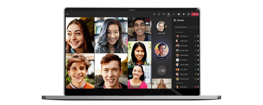 Attender Microsoft Teams Registration Teams meeting with participants